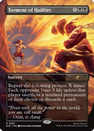 Image of Torment of Hailfire (2287) (SLD-2287) - Secret Lair Drop Series