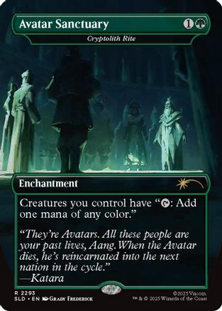 Image of Avatar Sanctuary - Cryptolith Rite (SLD-2293) - Secret Lair Drop Series