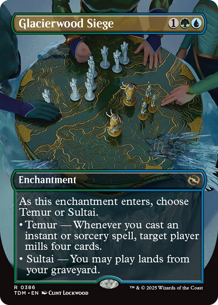 Image of Glacierwood Siege (Borderless) [Tarkir: Dragonstorm]