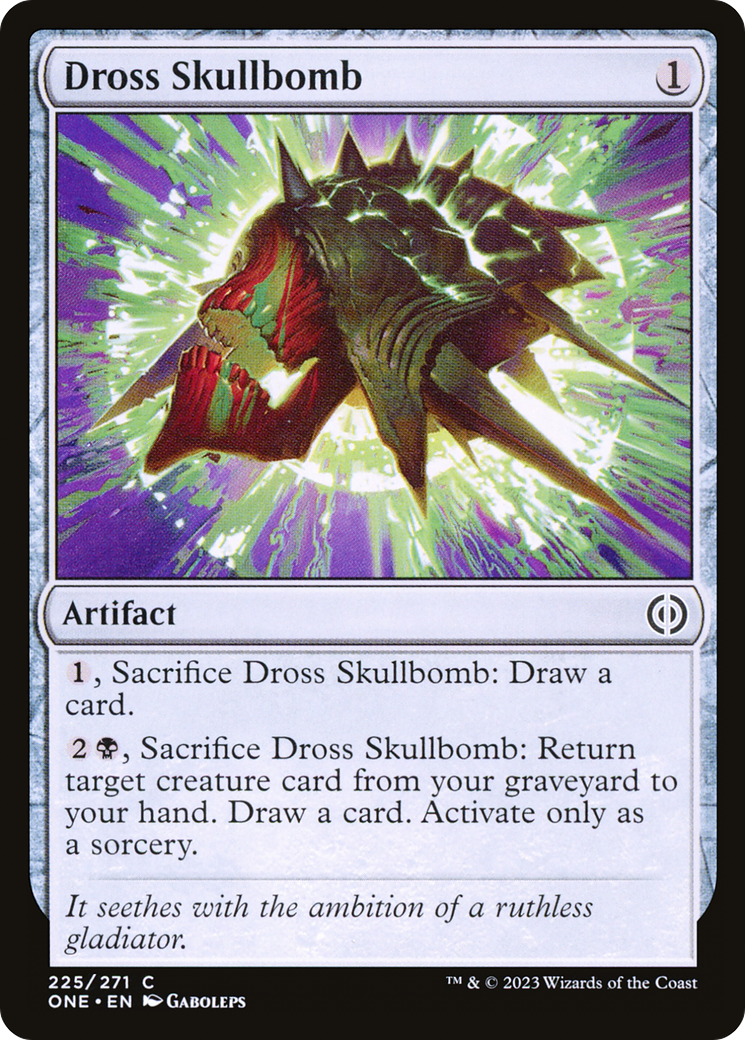 Image of Dross Skullbomb [Phyrexia: All Will Be One]