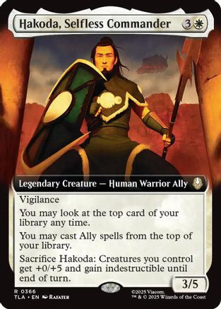 Image of Hakoda, Selfless Commander (Extended Art) [Avatar: The Last Airbender]