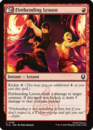 Image of Firebending Lesson [Avatar: The Last Airbender]