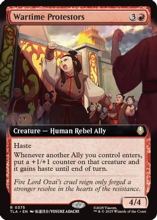 Image of Wartime Protestors (Extended Art) [Avatar: The Last Airbender]