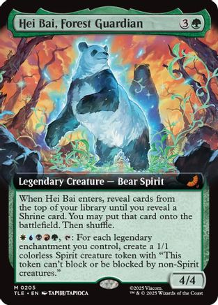Image of Hei Bai, Forest Guardian (Extended Art) [Avatar: The Last Airbender: Eternal-Legal]