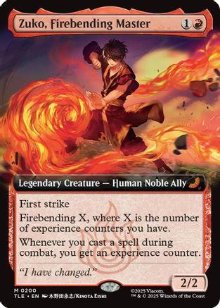 Image of Zuko, Firebending Master (Extended Art) [Avatar: The Last Airbender: Eternal-Legal]
