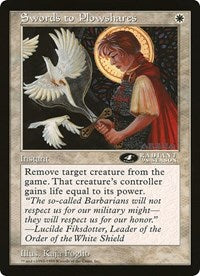 Image of Swords to Plowshares (4th Place) (Oversized) [Oversize Cards]