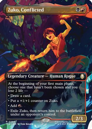 Image of Zuko, Conflicted (Borderless) [Avatar: The Last Airbender]