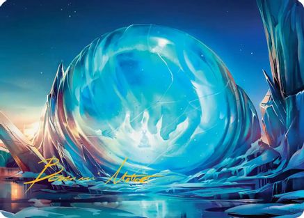 Image of Aang's Iceberg Art Card (Gold-Stamped Signature) [Avatar: The Last Airbender Art Series]