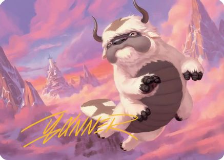 Image of Appa, Aang's Companion Art Card (Gold-Stamped Signature) [Avatar: The Last Airbender Art Series]