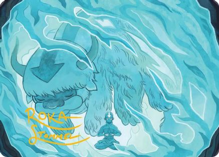 Image of Aang's Iceberg 2 Art Card (Gold-Stamped Signature) [Avatar: The Last Airbender Art Series]