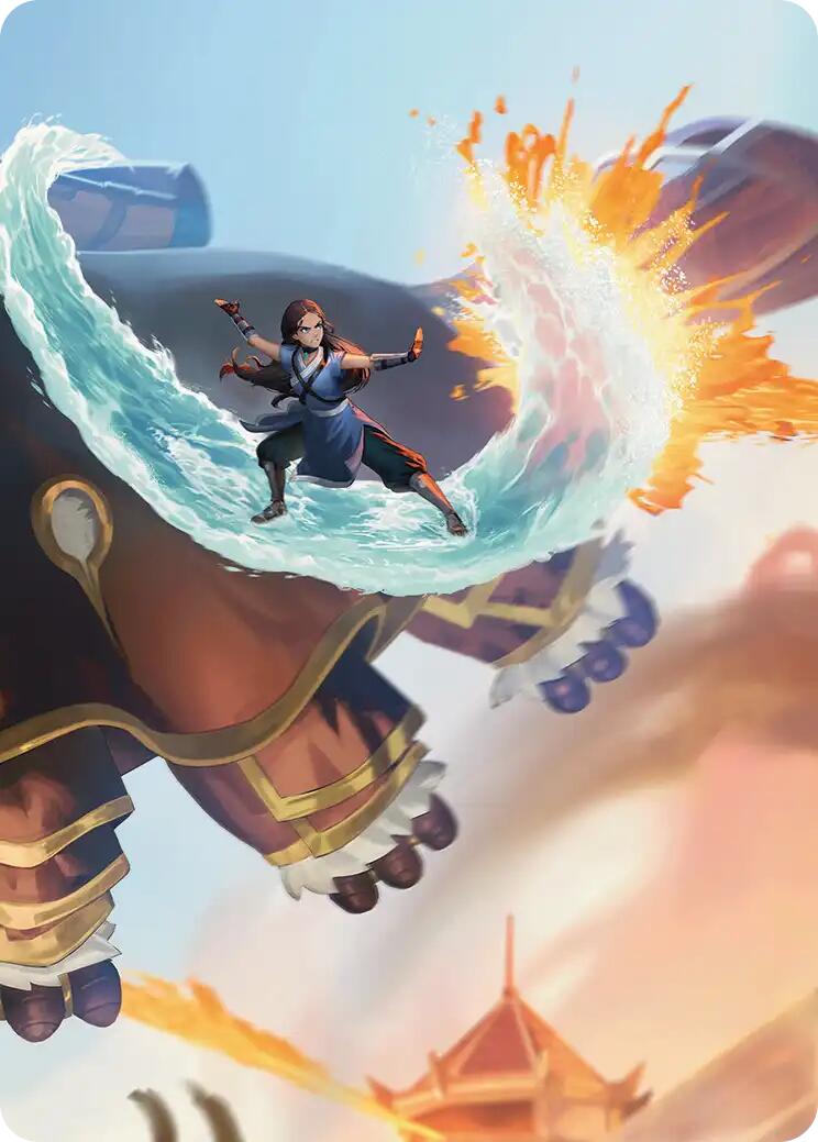 Image of Katara's Reversal Art Card [Avatar: The Last Airbender Art Series]