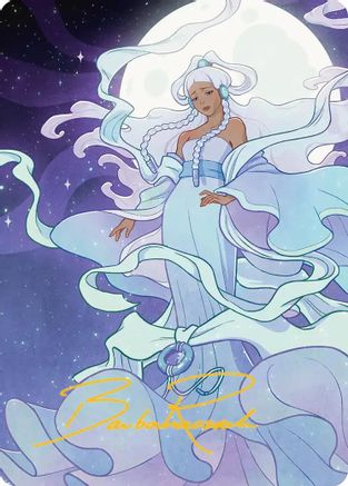 Image of Yue, the Moon Spirit 2 Art Card (Gold-Stamped Signature) [Avatar: The Last Airbender Art Series]