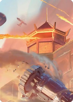 Image of Fire Nation Turret Art Card [Avatar: The Last Airbender Art Series]
