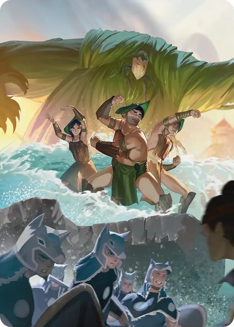 Image of Swampbenders Art Card [Avatar: The Last Airbender Art Series]