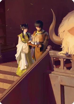 Image of Mai and Zuko Art Card [Avatar: The Last Airbender Art Series]