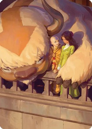 Image of Aang and Katara Art Card [Avatar: The Last Airbender Art Series]