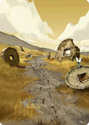 Image of Plains Art Card (Gold-Stamped Signature) [Avatar: The Last Airbender Art Series]