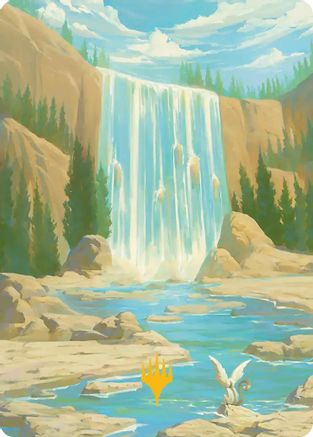 Image of Island Art Card (Gold-Stamped Signature) [Avatar: The Last Airbender Art Series]