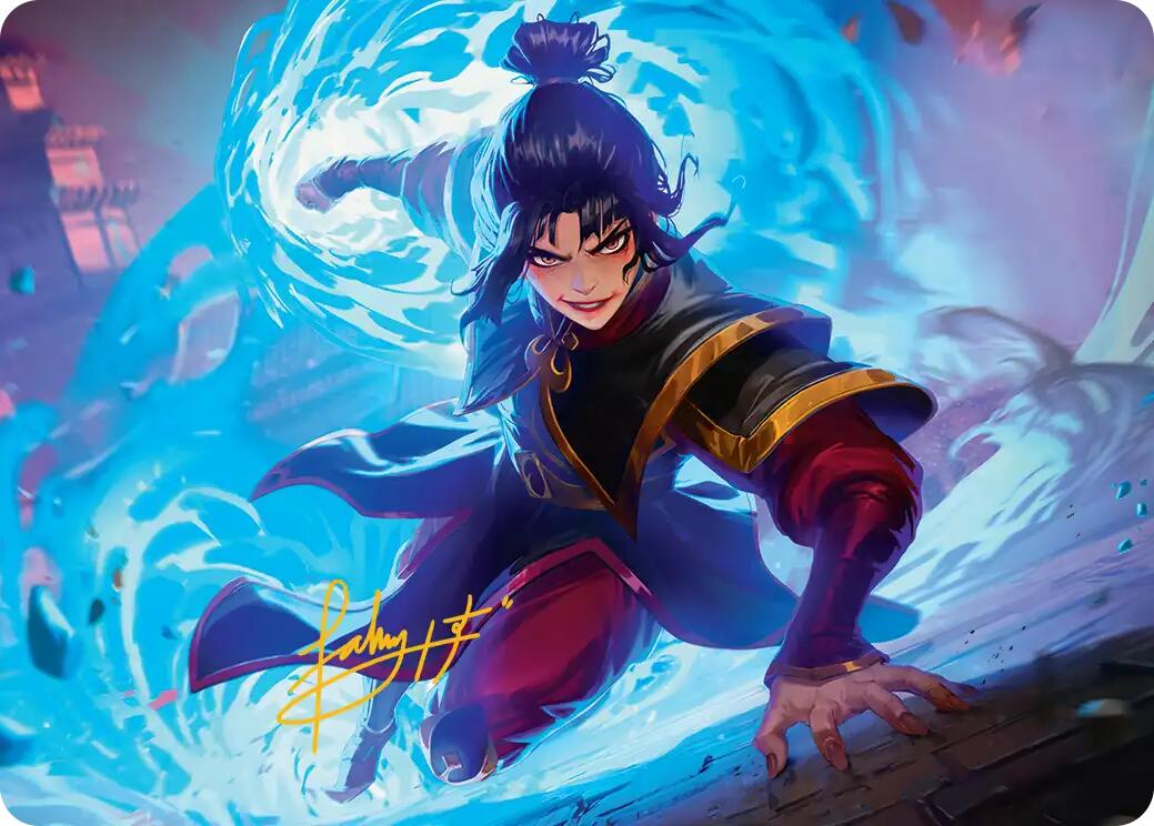 Image of Fire Lord Azula Art Card (Gold-Stamped Signature) [Avatar: The Last Airbender Art Series]