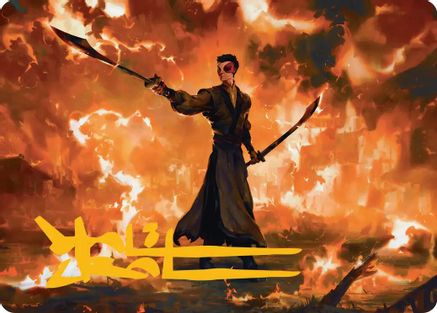 Image of Zuko, Conflicted Art Card (Gold-Stamped Signature) [Avatar: The Last Airbender Art Series]