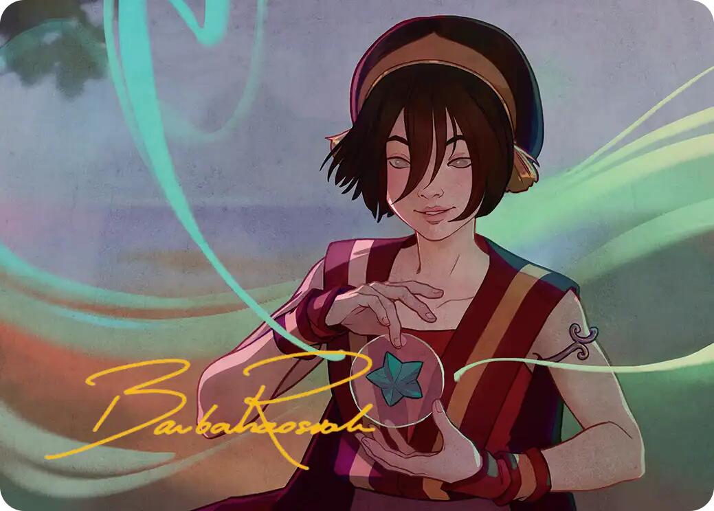 Image of Toph, the First Metalbender Art Card (Gold-Stamped Signature) [Avatar: The Last Airbender Art Series]