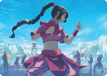 Image of Ty Lee, Chi Blocker Art Card [Avatar: The Last Airbender Art Series]