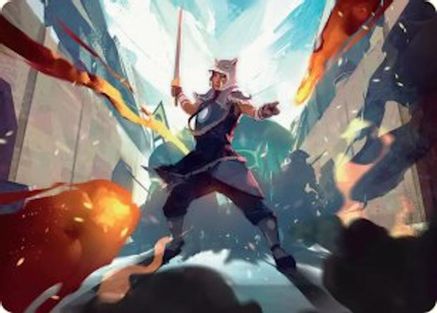 Image of Sokka, Tenacious Tactician Art Card [Avatar: The Last Airbender Art Series]