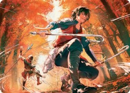 Image of Jet, Rebel Leader Art Card [Avatar: The Last Airbender Art Series]