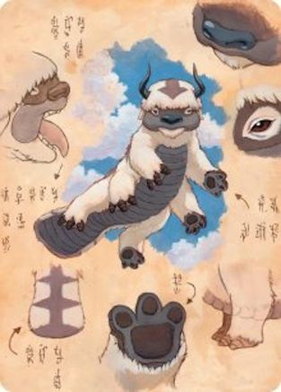 Image of Appa, Steadfast Guardian Art Card [Avatar: The Last Airbender Art Series]