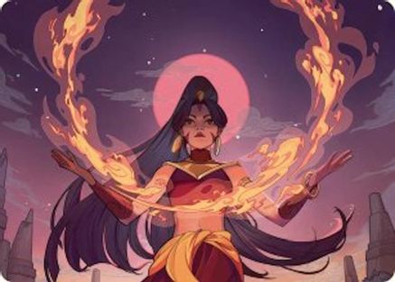 Image of Firebending Student Art Card [Avatar: The Last Airbender Art Series]