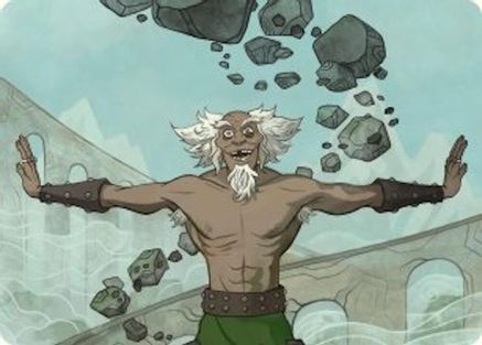Image of Bumi, Unleashed Art Card [Avatar: The Last Airbender Art Series]
