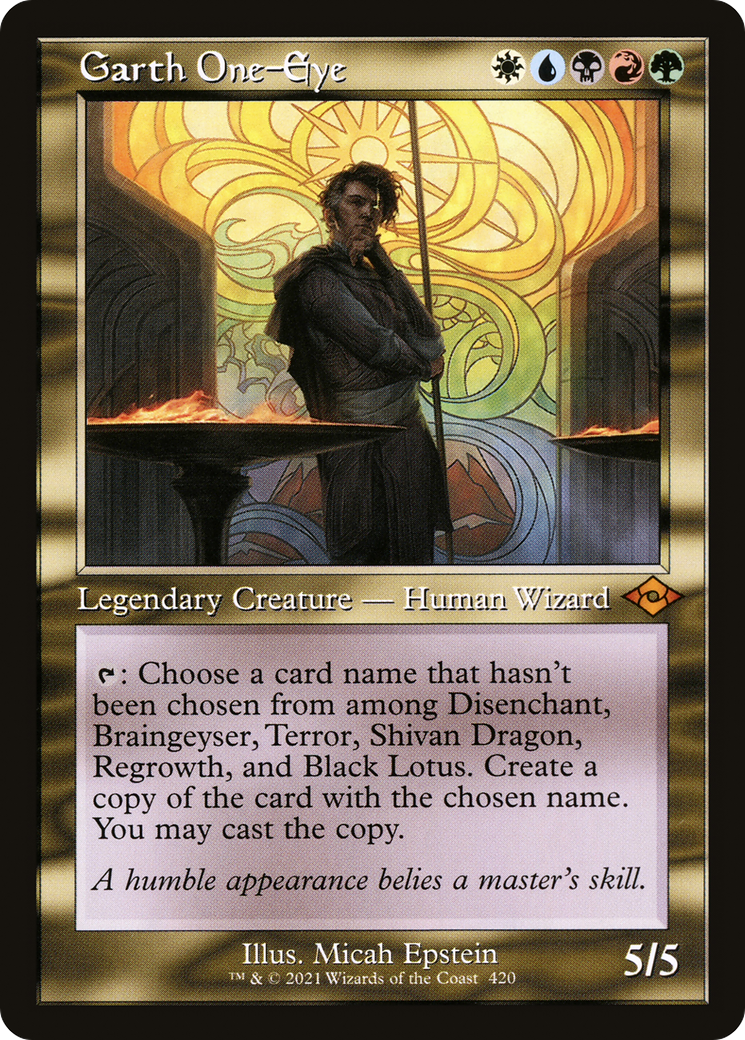 Image of Garth One-Eye (Retro) [Modern Horizons 2]