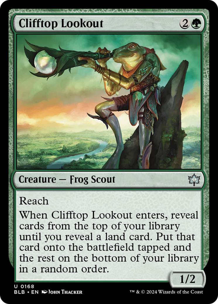 Image of Clifftop Lookout [Bloomburrow]