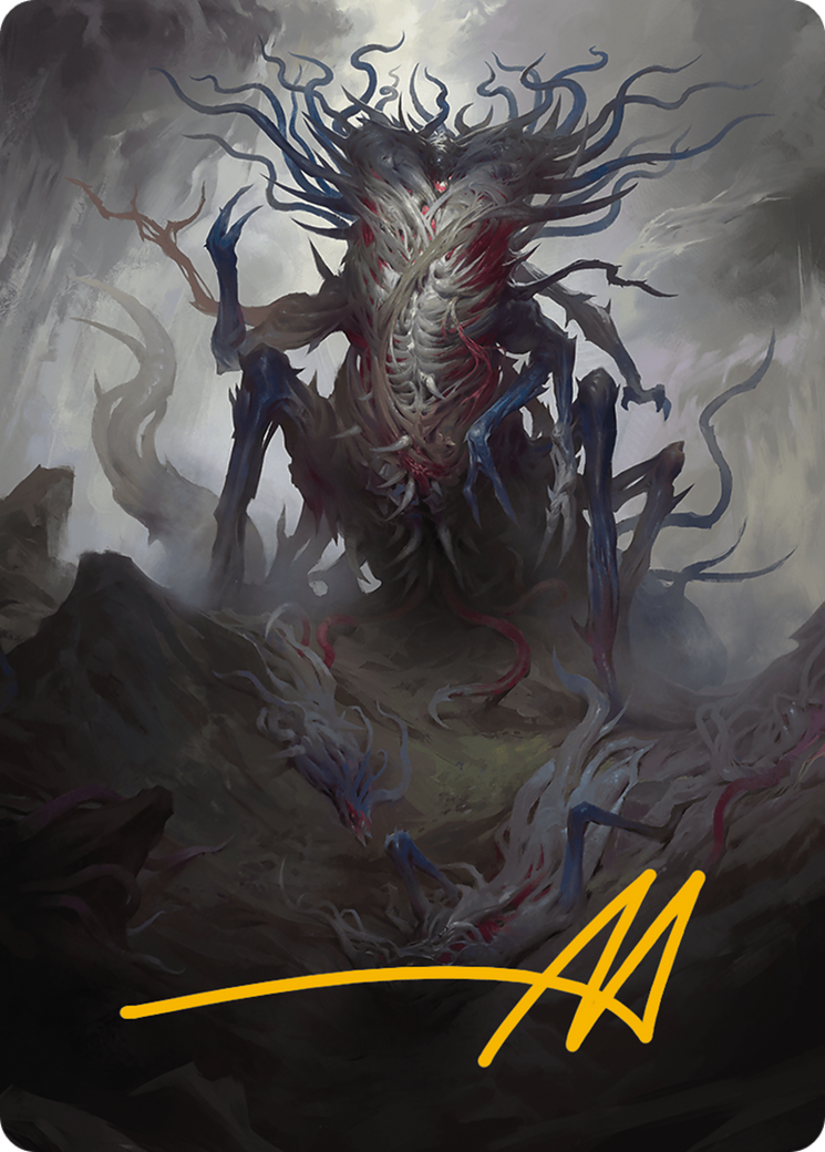 Image of Azlask, the Swelling Scourge Art Card (Gold-Stamped Signature) [Modern Horizons 3 Art Series]