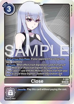 Image of Close [P-169] (Event Pack 8) [Promotional Cards]
