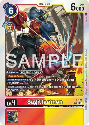 Image of Sagittarimon [P-178] (Event Pack 8) [Promotional Cards]