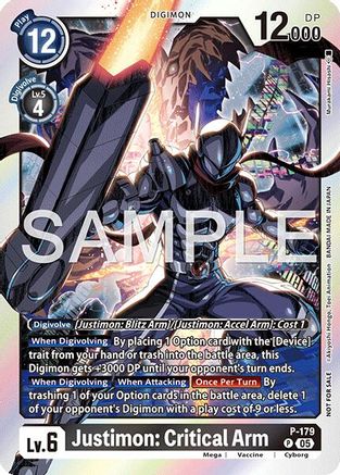 Image of Justimon: Critical Arm [P-179] (Event Pack 8) [Promotional Cards]