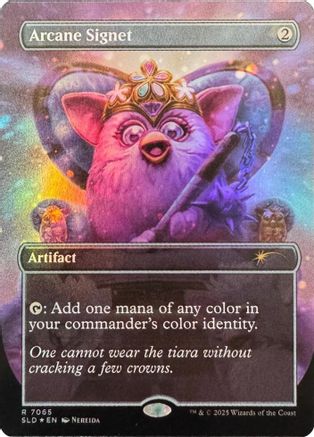 Image of Arcane Signet (7065) (Rainbow Foil) (SLD-7065) - Secret Lair Drop Series Foil