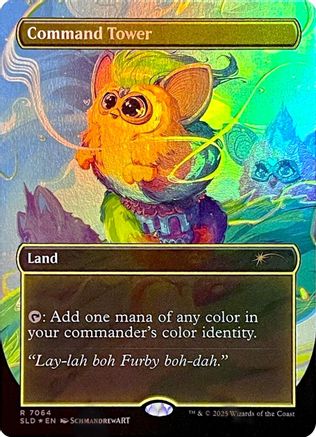 Image of Command Tower (7064) (Rainbow Foil) (SLD-7064) - Secret Lair Drop Series Foil