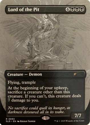 Image of Lord of the Pit (Sketch Showcase) (SLD-893) - Secret Lair Drop Series