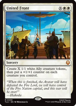 Image of United Front [Avatar: The Last Airbender Prerelease Cards]