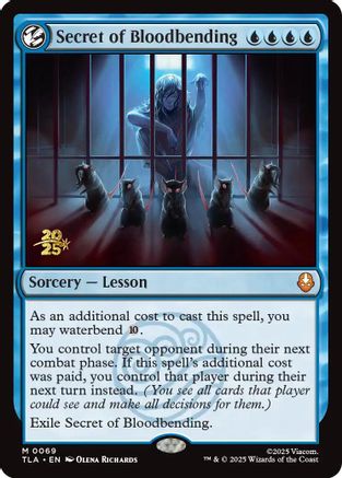 Image of Secret of Bloodbending [Avatar: The Last Airbender Prerelease Cards]