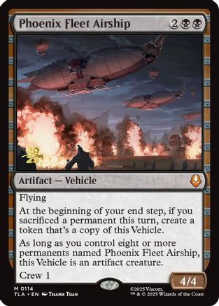 Image of Phoenix Fleet Airship [Avatar: The Last Airbender Prerelease Cards]