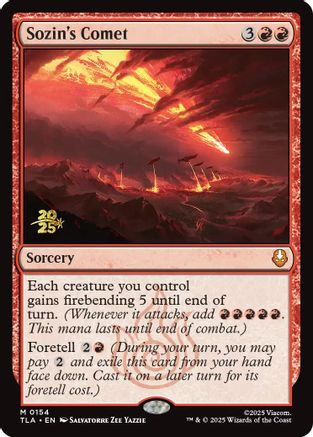 Image of Sozin's Comet [Avatar: The Last Airbender Prerelease Cards]