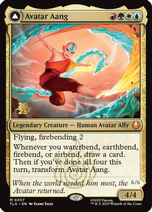 Image of Avatar Aang [Avatar: The Last Airbender Prerelease Cards]