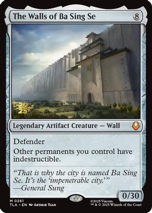 Image of The Walls of Ba Sing Se [Avatar: The Last Airbender Prerelease Cards]