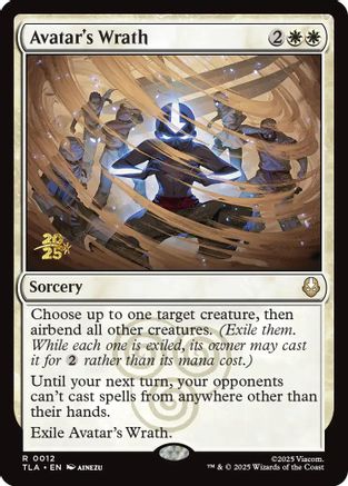 Image of Avatar's Wrath [Avatar: The Last Airbender Prerelease Cards]