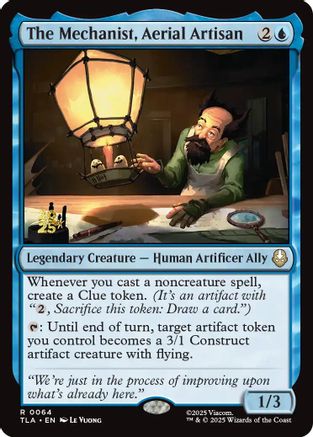 Image of The Mechanist, Aerial Artisan [Avatar: The Last Airbender Prerelease Cards]