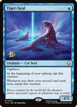 Image of Tiger-Seal [Avatar: The Last Airbender Prerelease Cards]