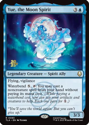 Image of Yue, the Moon Spirit [Avatar: The Last Airbender Prerelease Cards]